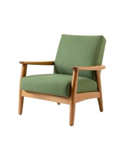 Elm Bluff Upholstered Armchair - Green (synthetic illustration; no displayed measurements)