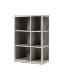 Pine Field Freestanding Bookcase - Gray