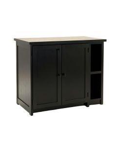 Clay Bend Freestanding Laundry Folding Counter - Black (synthetic illustration; no displayed measurements)