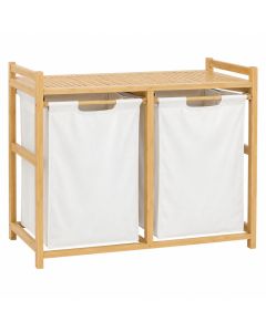Wren Bridge Laundry Sorting Station With Plain Removable Bags - White