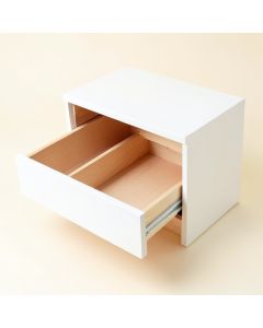 Reed Crest Under-Desk Drawer Unit - White (synthetic illustration; no displayed measurements)