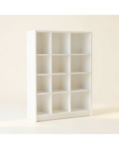 Vale Canyon Freestanding Bookcase - White (synthetic illustration; no displayed measurements)