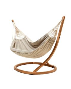 Haskins Hanging Chaise Lounger With Stand