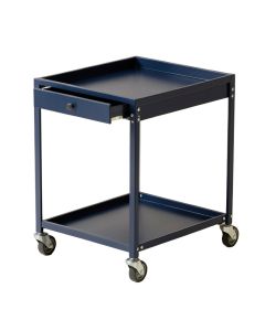 Lake Branch Empty Rolling Workshop Cart - Navy (synthetic illustration; no displayed measurements)