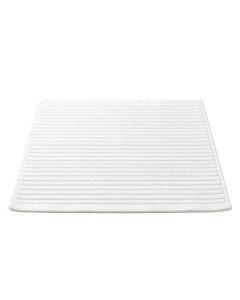 Holly Canyon Bath Mat - White (synthetic illustration; no displayed measurements)