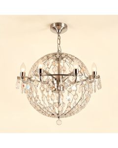 Stuart Sputnik Sphere Chandelier With Crystal Accents (synthetic illustration; no displayed measurements)