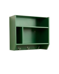Briar Crest Wall-Mounted Entryway Organizer Shelf - Green (synthetic illustration; no displayed measurements)