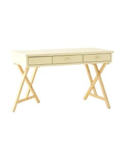 Sage Crest Writing Desk - Ivory