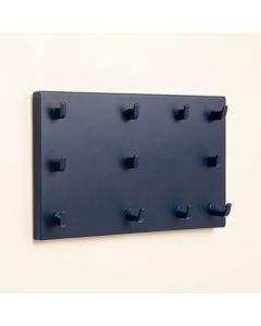 Maple Crest Empty Wall-Mounted Tool Organizer Panel - Navy (synthetic illustration; no displayed measurements)