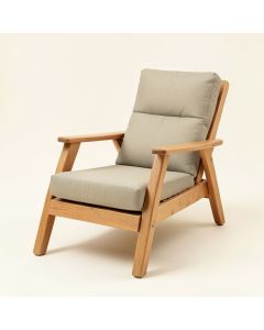 Outdoor Patio Chair With Cushions (synthetic illustration; no displayed measurements)
