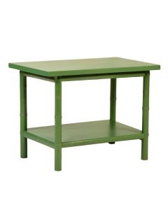 Birch Crest Empty Workshop Workbench - Green (synthetic illustration; no displayed measurements)