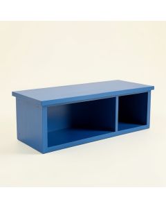 Vale Dale Shoe Storage Bench - Blue (synthetic illustration; no displayed measurements)