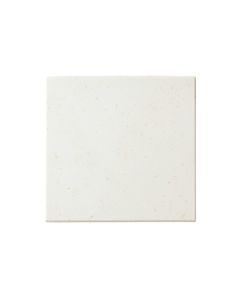 Spruce Branch Uninstalled Square Decorative Tile - White