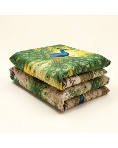 Chinoiserie Chic Peacock Duvet Cover Set (synthetic illustration; no displayed measurements)