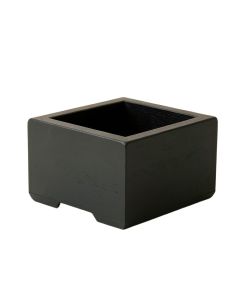 River Bend Empty Raised Planter - Black