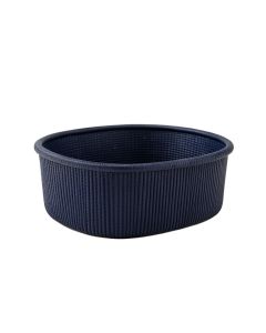 Cliff Crest Empty Storage Basket - Navy (synthetic illustration; no displayed measurements)
