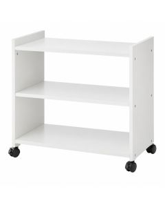Cedar Crest Empty Rolling Workshop Cart - White