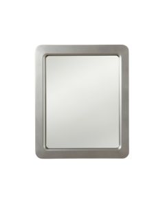 Dune Bend Framed Wall Mirror - Gray