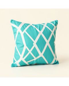 Noriega Turquoise Geometric Pillow (synthetic illustration; no displayed measurements)