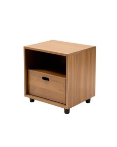 Nicks End Table With Storage (synthetic illustration; no displayed measurements)