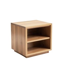 Britt Solid Wood End Table With Storage (synthetic illustration; no displayed measurements)