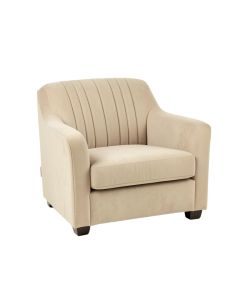 Dune Bluff Upholstered Armchair - Beige (synthetic illustration; no displayed measurements)
