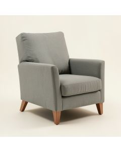 Aurora 28 '' Wide Polyester Wingback Chair (synthetic illustration; no displayed measurements)