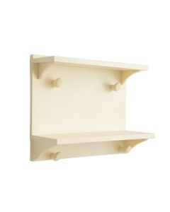 Holly Edge Wall-Mounted Entryway Organizer Shelf - Cream