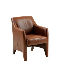 Willson Genuine Leather Upholstered Dining Chair (synthetic illustration; no displayed measurements)