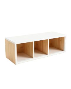 Linden Canyon Shoe Storage Bench - White (synthetic illustration; no displayed measurements)