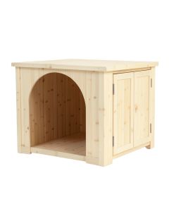 Cliff Bluff Empty Furniture-Style Litter Enclosure - Ivory (synthetic illustration; no displayed measurements)