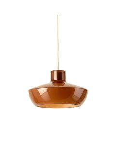 Shore Bluff Pendant Light Suspended From One Plain Cable - Terracotta (synthetic illustration; no displayed measurements)