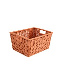 Glen Bluff Empty Storage Basket - Terracotta
