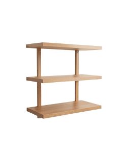 Quillen 4-Layer Modern Luxe Wooden Wall Shelf