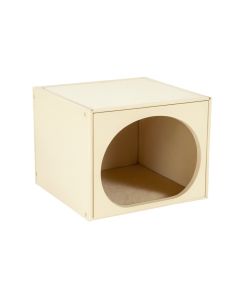 Slate Dell Wall-Mounted Cat Perch - Cream