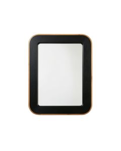 Clay Branch Framed Wall Mirror - Black
