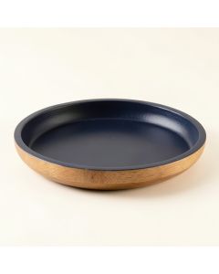 Wren Bend Serving Tray - Navy (synthetic illustration; no displayed measurements)