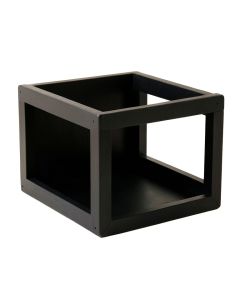 Juniper Bluff Empty Furniture-Style Pet Crate - Black