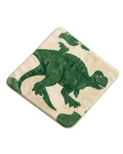 Dinosaurs Cartoon Of Colorful Different Dinosaur Silhouette Bath Rug (synthetic illustration; no displayed measurements)