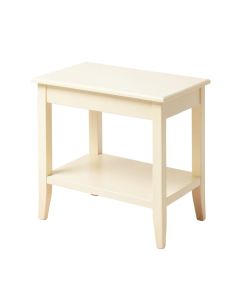 Ridge Brook Side Table - Cream (synthetic illustration; no displayed measurements)