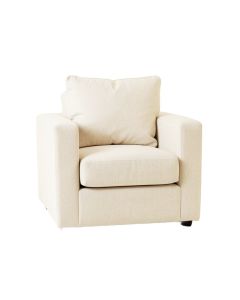 Hill Branch Upholstered Armchair - Cream (synthetic illustration; no displayed measurements)
