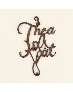 Theta Split Monogram Name Sign (synthetic illustration; no displayed measurements)