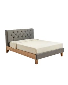 Milo Solid Wood Tufted Upholstered Low Profile Standard Bed (synthetic illustration; no displayed measurements)