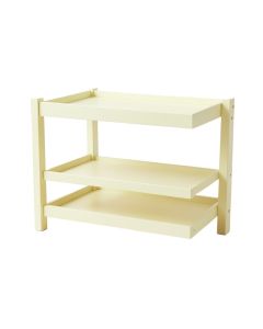 Flint Bend Empty Countertop Canister Rack - Ivory (synthetic illustration; no displayed measurements)