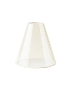 5 '' H Glass Bell Lamp Shade In White