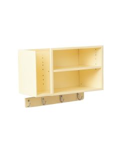 Laurel Dell Wall-Mounted Entryway Organizer Shelf - Ivory