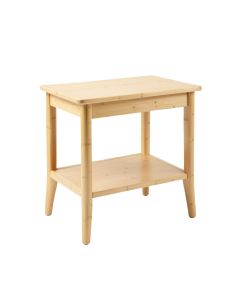 Flint Crest Side Table - Ivory (synthetic illustration; no displayed measurements)