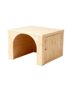 Dawn Dale Empty Furniture-Style Litter Enclosure - Ivory (synthetic illustration; no displayed measurements)