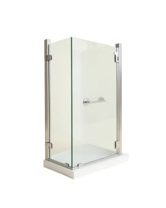 Deluxe 59.38 '' X 56.25 '' Bypass Bath Door