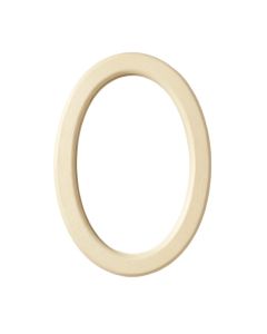 Slate Arc Framed Wall Mirror - Cream
